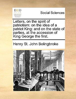 Letters, on the spirit of patriotism: on the id... 1170384528 Book Cover