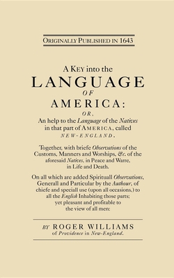 A Key Into the Language of America 1557094640 Book Cover