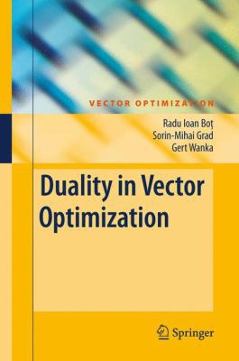 Duality in Vector Optimization 3642028853 Book Cover