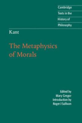 Kant: The Metaphysics of Morals B0018G86MO Book Cover