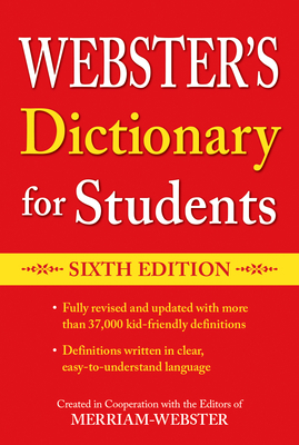 Webster's Dictionary for Students, Sixth Edition 1596951796 Book Cover