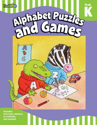 Alphabet Puzzles and Games: Grade Pre-K-K (Flas... 141143465X Book Cover