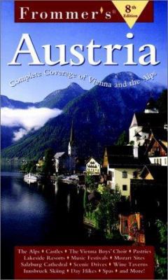 Frommer's Austria (Frommer's Complete Guides) 0028627180 Book Cover