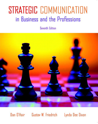 Strategic Communication in Business and the Pro... 0205693113 Book Cover