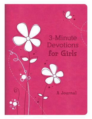 3-Minute Devotions for Girls: A Journal 1628362065 Book Cover