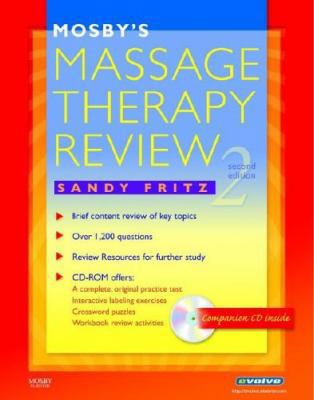 Mosby's Massage Therapy Review [With CDROM] 0323037518 Book Cover