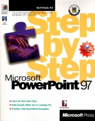 Microsoft Powerpoint 97 (Step by Step (Microsoft)) 1572313153 Book Cover