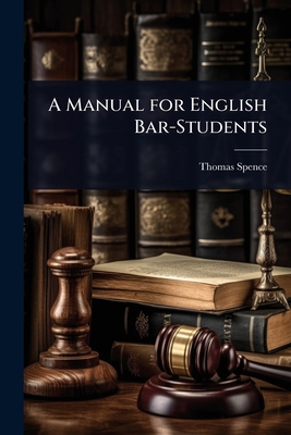 A Manual for English Bar-Students 1023638398 Book Cover