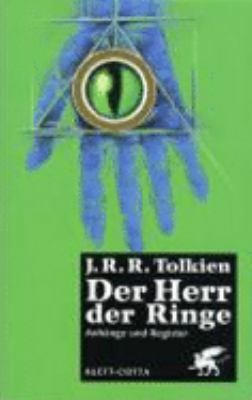 Der Herr der Ringe. Anhänge und Register. [German] 3608932240 Book Cover