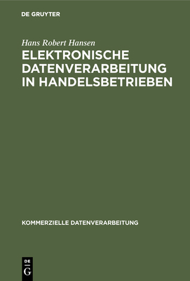 Elektronische Datenverarbeitung in Handelsbetri... [German] 3111283275 Book Cover