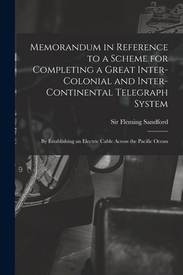Memorandum in Reference to a Scheme for Complet... 101774985X Book Cover