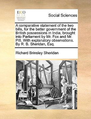 A Comparative Statement of the Two Bills, for t... 1170764509 Book Cover