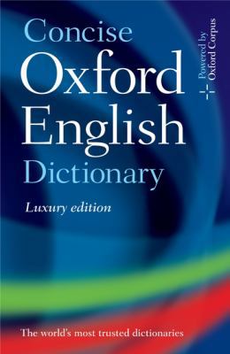 Concise Oxford English Dictionary. 0199558450 Book Cover