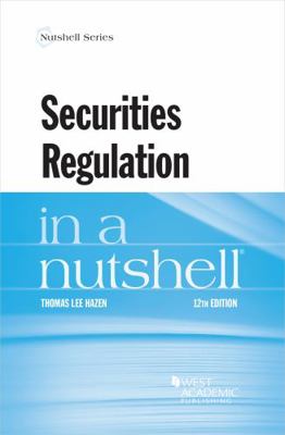 Securities Regulation in a Nutshell (Nutshells) 164242398X Book Cover