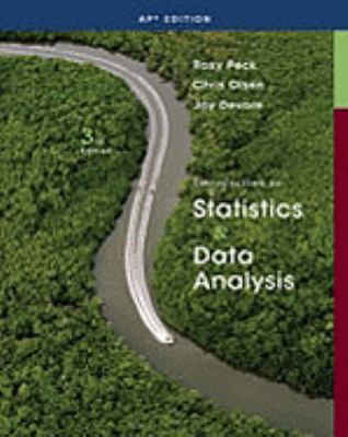 Intro to Statistics & Data Analysis AP Edition 1439047499 Book Cover