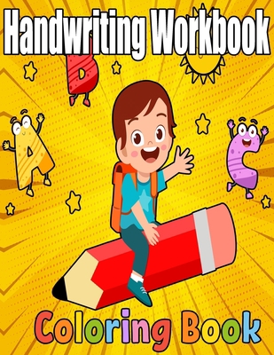 Handwriting Workbook Coloring Book: Handwriting... B08PJM38ZC Book Cover