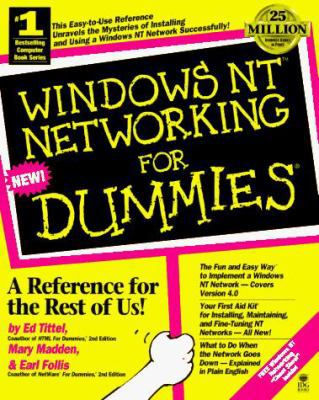 Windows NT Networking for Dummies B004VSM6N6 Book Cover