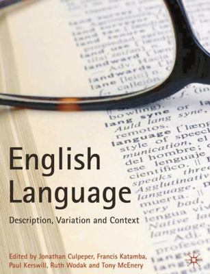 English Language: Description, Variation and Co... 140394590X Book Cover