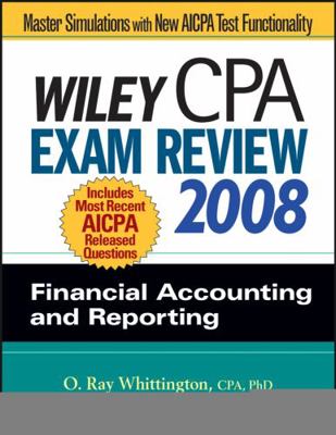 Wiley CPA Exam Review 2008: Financial Accountin... 0470135239 Book Cover