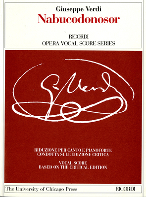 Nabucodonosor: Dramma Lirico in Four Parts by T... 887592645X Book Cover