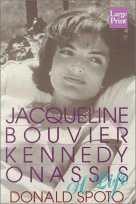 Jacqueline Bouvier Kennedy Onassis [Large Print] 1568958951 Book Cover