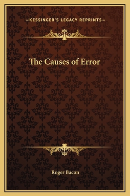 The Causes of Error 1169194788 Book Cover
