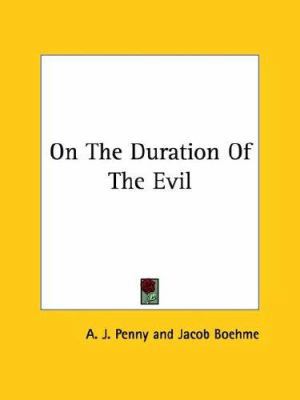 On The Duration Of The Evil 1425300634 Book Cover