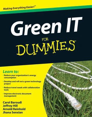Green It for Dummies 0470386886 Book Cover