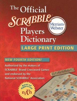 The Official Scrabble Players Dictionary [Large Print] 0877796343 Book Cover