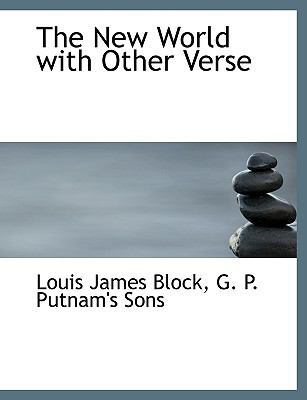 The New World with Other Verse 114048477X Book Cover