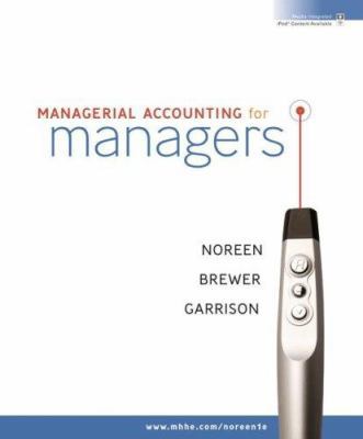 Managerial Accounting for Managers 0073526975 Book Cover