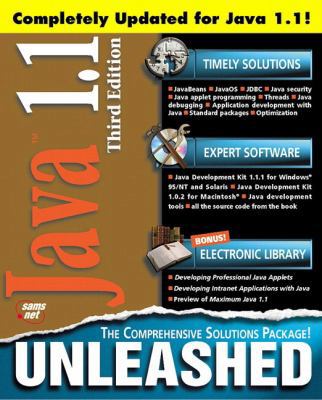 Java 1.1 Unleashed 1575212986 Book Cover