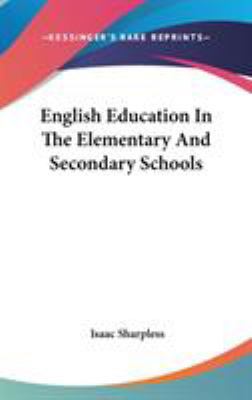 English Education In The Elementary And Seconda... 0548219508 Book Cover