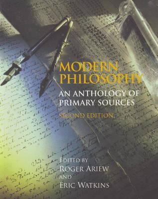Modern Philosophy 0872209792 Book Cover