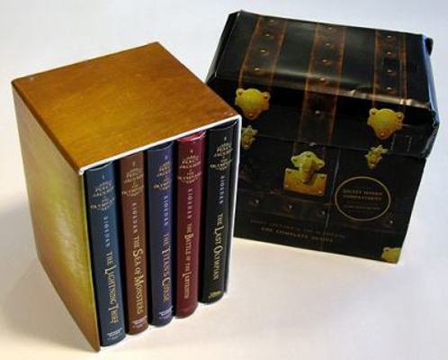 Percy Jackson and the Olympians Hardcover Boxed... 1423119509 Book Cover
