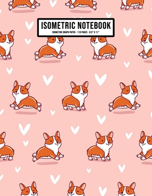 Corgi Isometric Graph Paper Notebook: Corgi Iso... 165346884X Book Cover