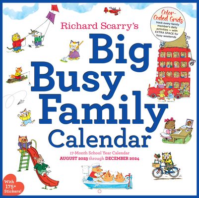 Richard Scarry Big Busy Family 2024 Wall Calend... 1523518898 Book Cover