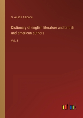 Dictionary of english literature and british an... 3368120506 Book Cover