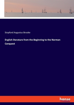 English literature from the Beginning to the No... 3337815618 Book Cover