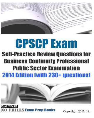 CPSCP Exam Self-Practice Review Questions for B... 1502918897 Book Cover