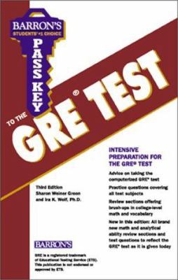 Pass Key to the GRE 0764107828 Book Cover