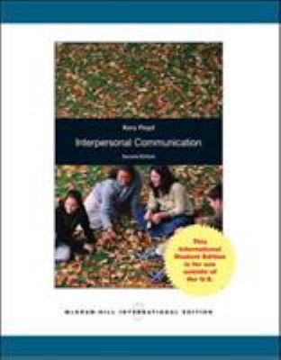 Interpersonal Communication 0071315136 Book Cover