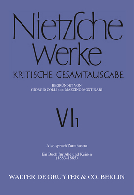 Also sprach Zarathustra [German] 3110051745 Book Cover