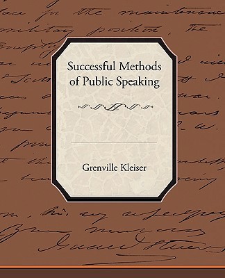 Successful Methods of Public Speaking 1438520018 Book Cover