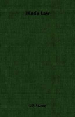 Hindu Law 1406767468 Book Cover