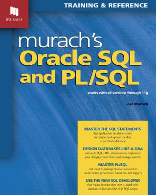 Murach's Oracle SQL and PL/SQL (Training & Refe... 1890774502 Book Cover