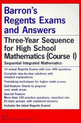 Barron's Regents Exams and Answers Sequential M... 0812041445 Book Cover