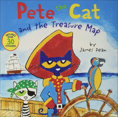 Pete the Cat and the Treasure Map 0606396241 Book Cover