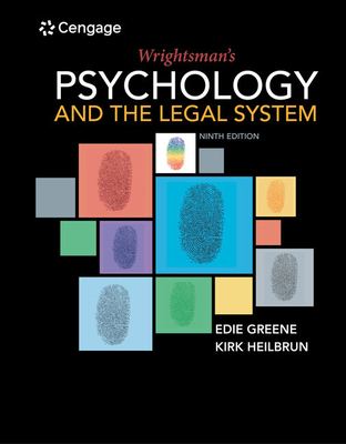 Wrightsman's Psychology and the Legal System 1337570877 Book Cover