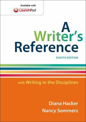 A Writer's Reference with Writing in the Discip... B09L75FZ25 Book Cover